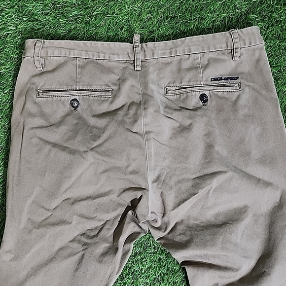 DSQUARED2 Olive Green Trousers Made In Italy - Picture 4 of 7